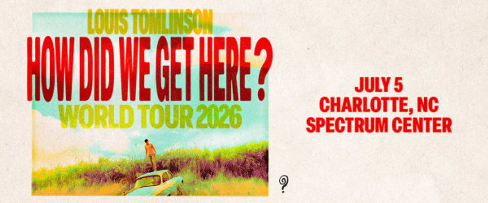 Enter to win to see Louis Tomlinson At Spectrum!