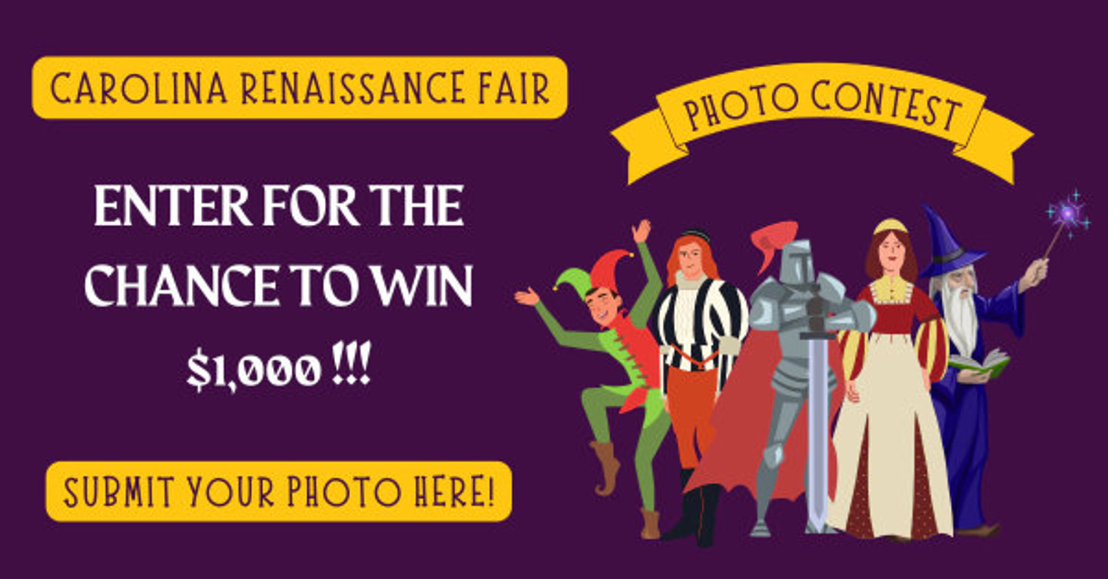 Carolina Ren Fest 2025 Photo Booth Contest