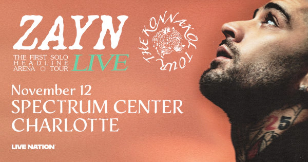 Enter to win to see ZAYN at Spectrum Center!