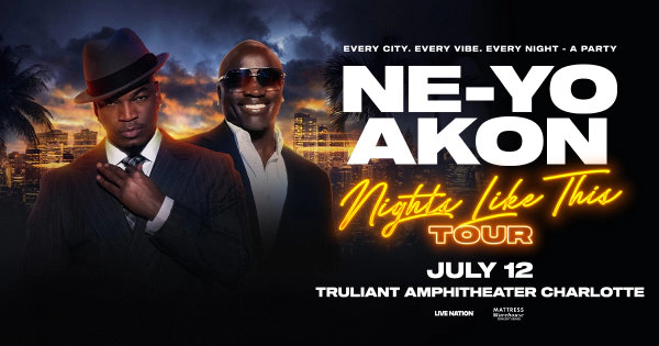 Enter to win to see NE-YO and AKON at Truliant Amphitheater!