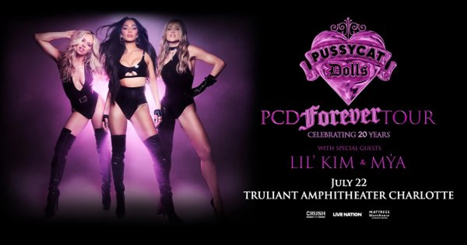 Enter to win to see The Pussycat Dolls at Truliant Amphitheater Charlotte!