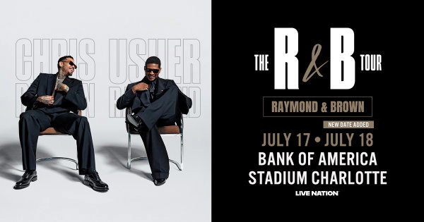Enter to win to see Chris Brown and USHER at Bank of America Stadium!