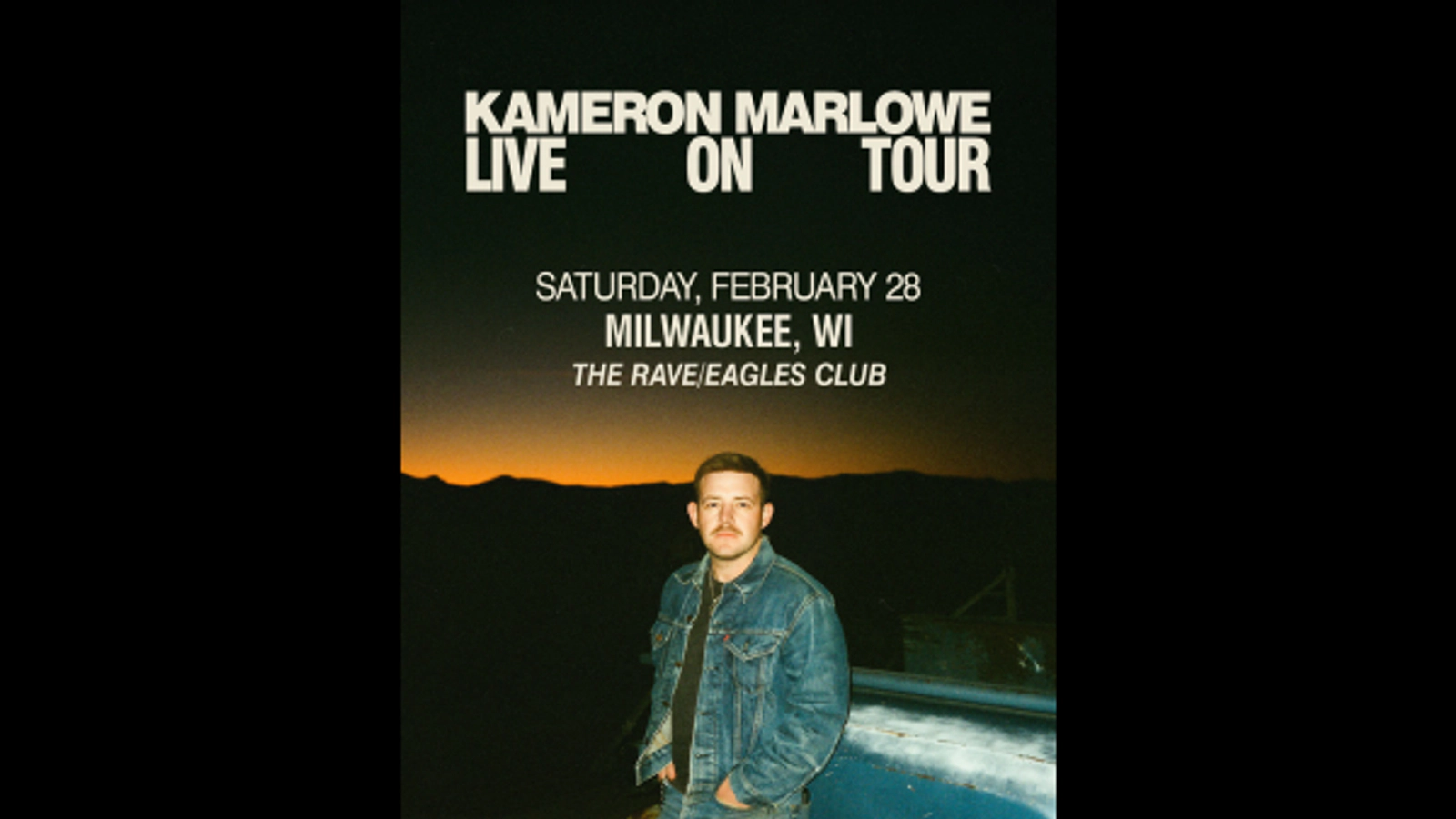 Win a pair of tickets to ​Kameron Marlow Live on Tour​!
