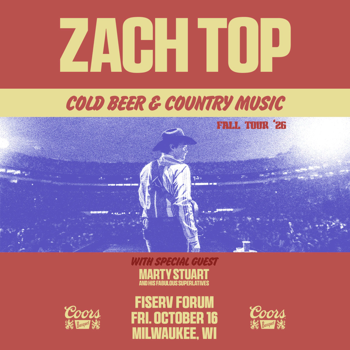 You could win tickets to see Zach Top at Fiserv Forum on our Instagram!