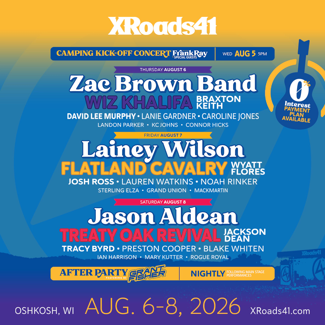 You could win a 4-pack of weekend passes to XRoads41 on our Instagram!