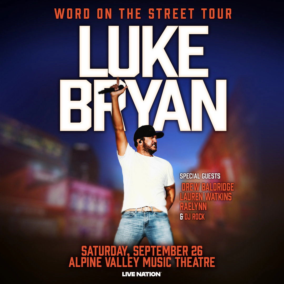 You could win a pair of tickets to see Luke Bryan at Alpine Valley on our Instagram!