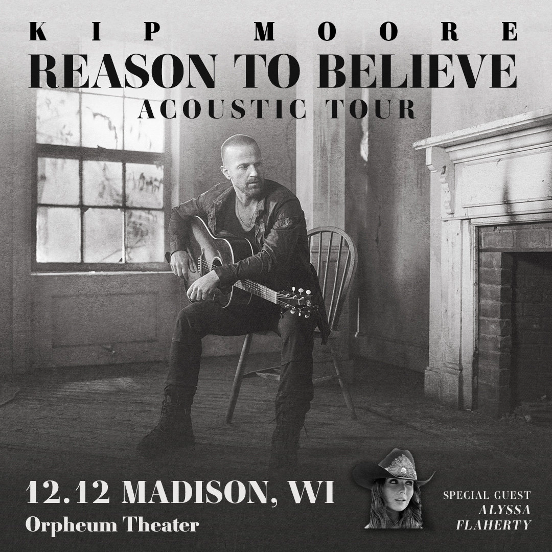 You could win a pair of tickets to see Kip Moore at the Orpheum Theater on our Instagram, @963StarCountry !