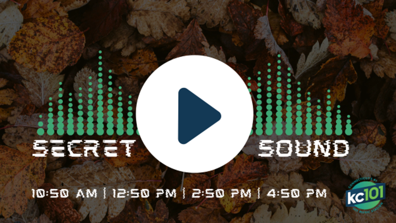 KC101's Secret Sound!