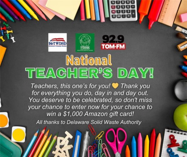 National Teacher's Day Giveaway