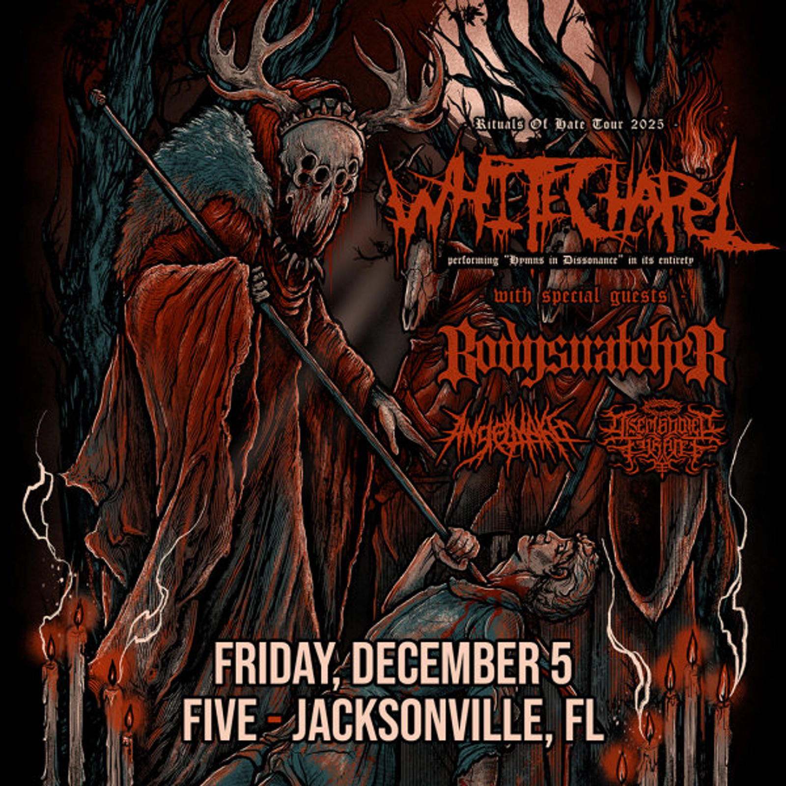 Your Chance To Win Tickets To WhiteChapel At FIVE