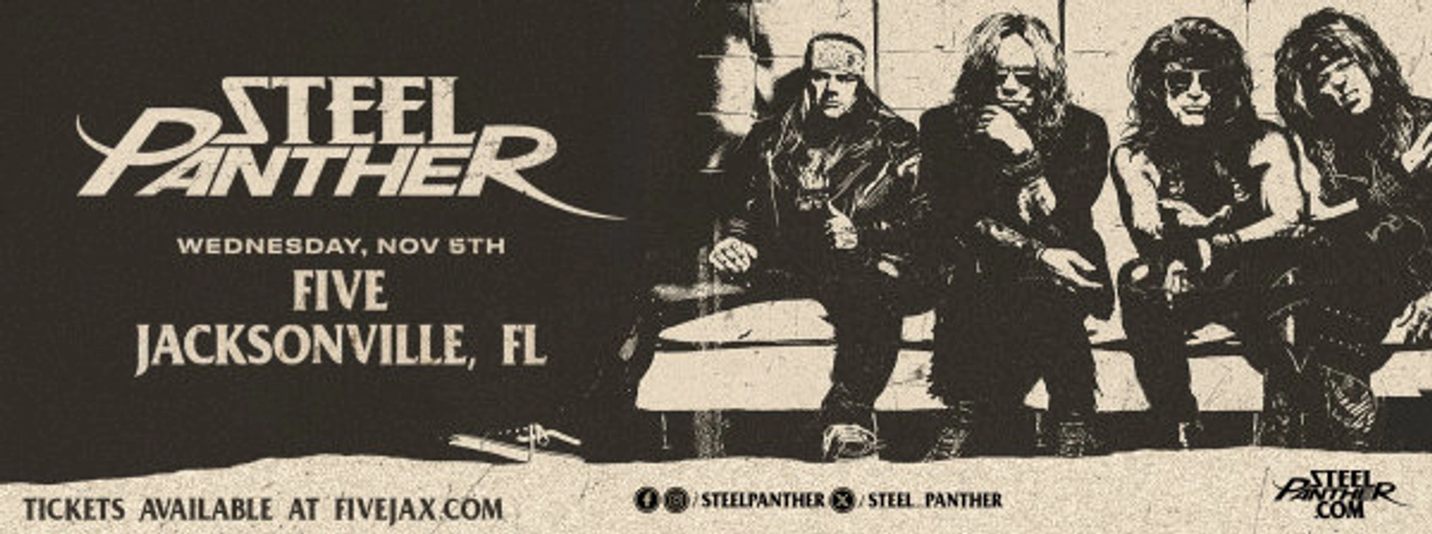 Win Tickets To See Steel Panther At FIVE!