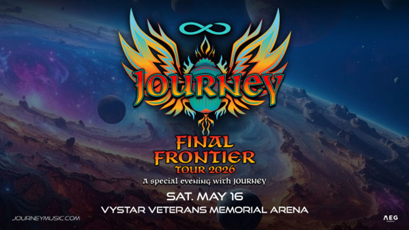 Win Tickets To See Journey At Vystar Arena
