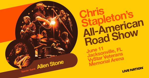 Win Tickets To See Chris Stapleton At Vystar Veterans Memorial Arena