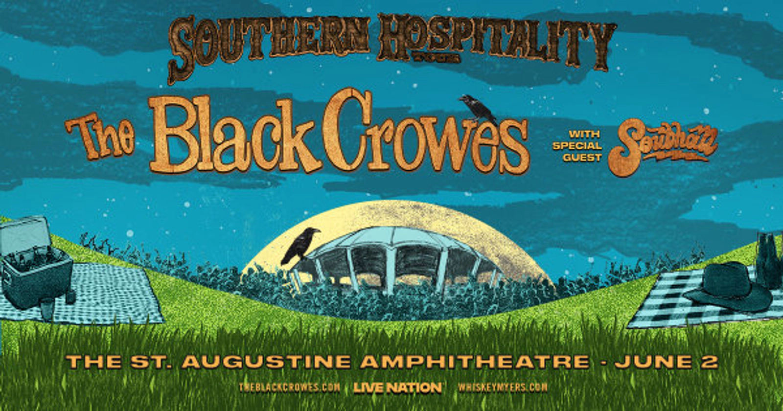 Win Tickets To The Black Crowes At The St. Augustine Amphitheatre