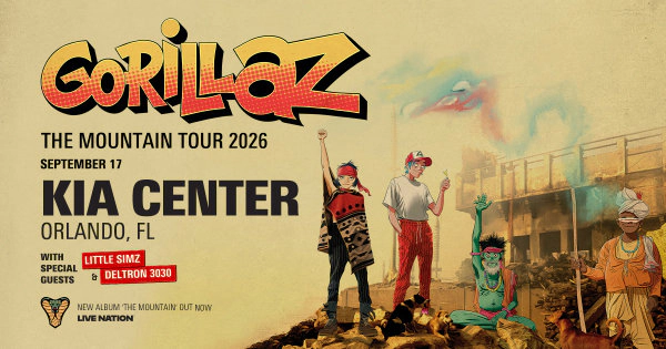 Win Tickets To See Gorillaz At The Kia Center In Orlando
