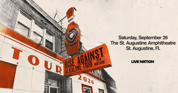 Win Tickets To See Rise Against At The St. Augustine Amphitheatre