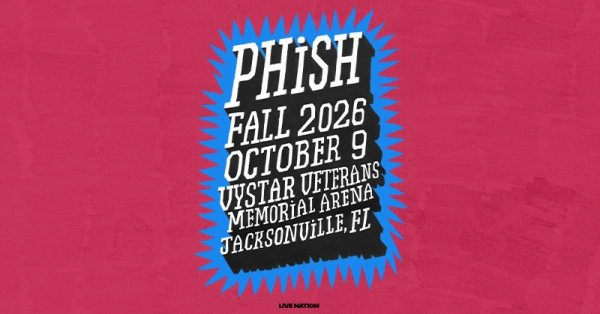 Win Tickets To Phish At Vystar Veterans Memorial Arena!