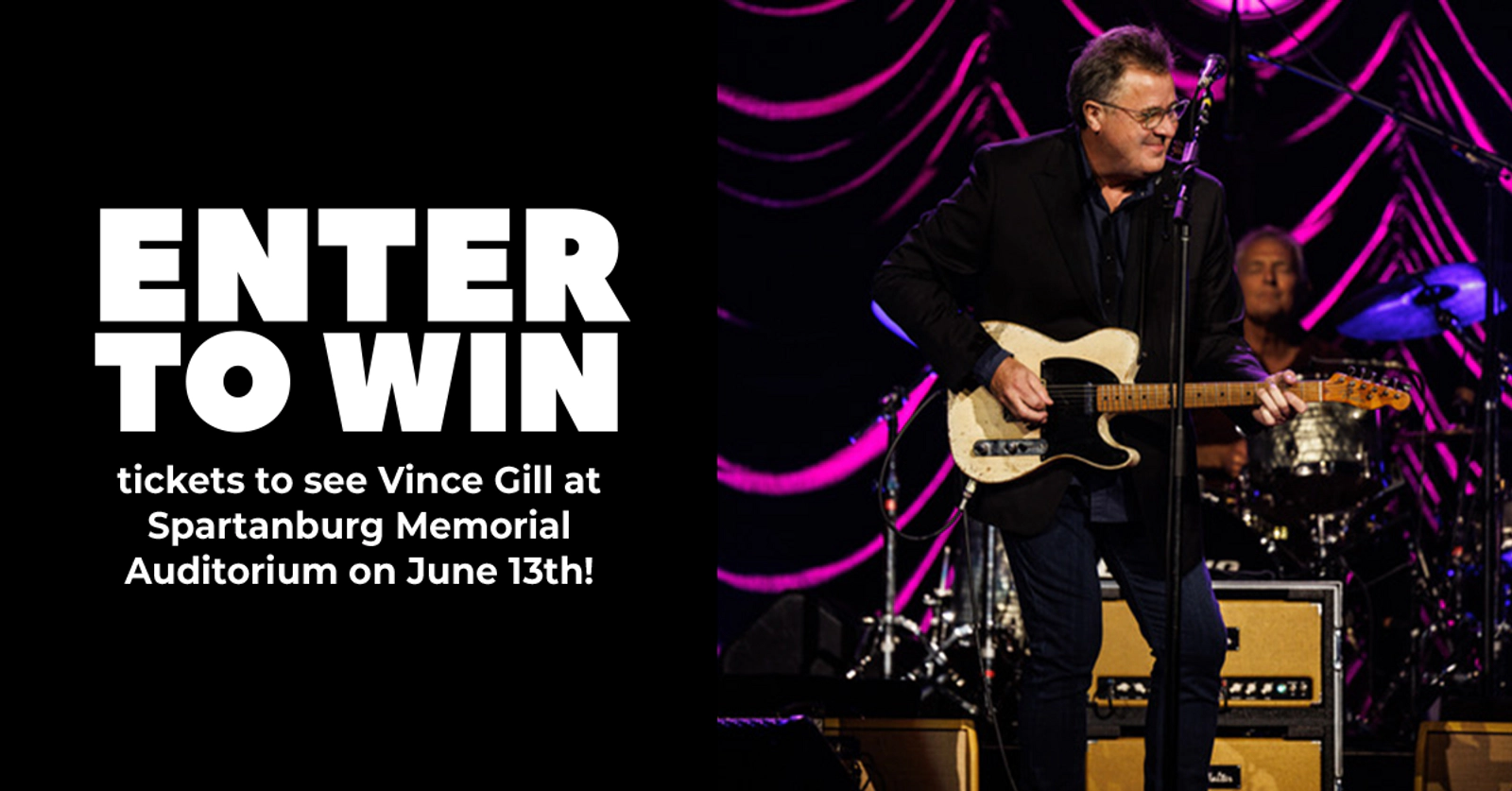 Win Tickets to see Vince Gill at Spartanburg Memorial Auditorium! | 92. ...