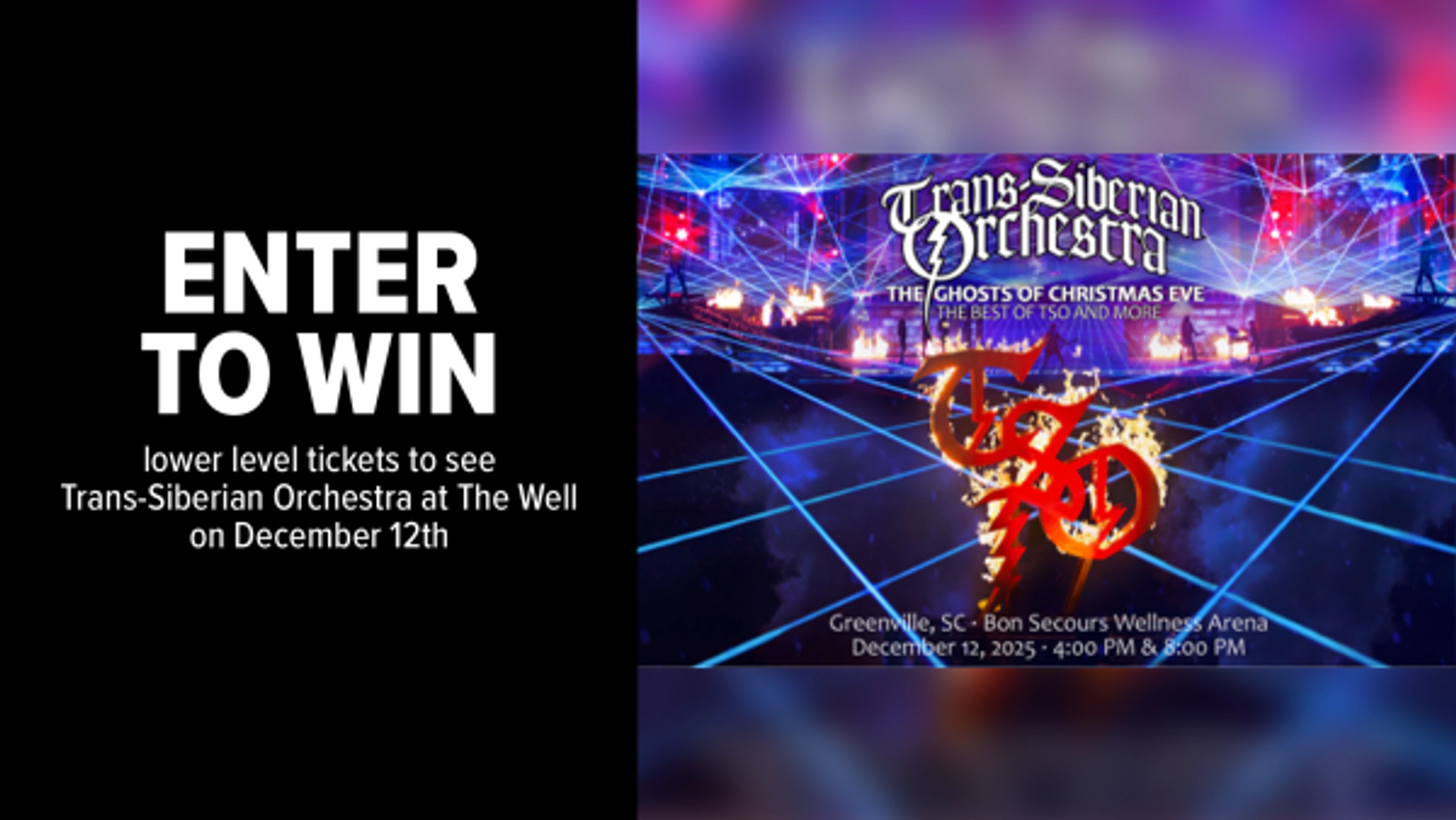 Enter to win tickets to see Trans-Siberian Orchestra at The Well on December 12th!