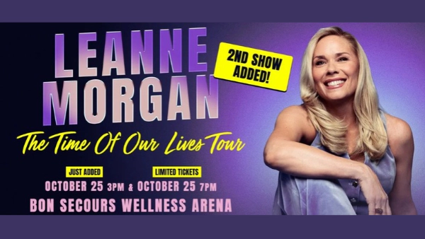 Win tickets to Leanne Morgan at The Bon Secours Wellness Arena!
