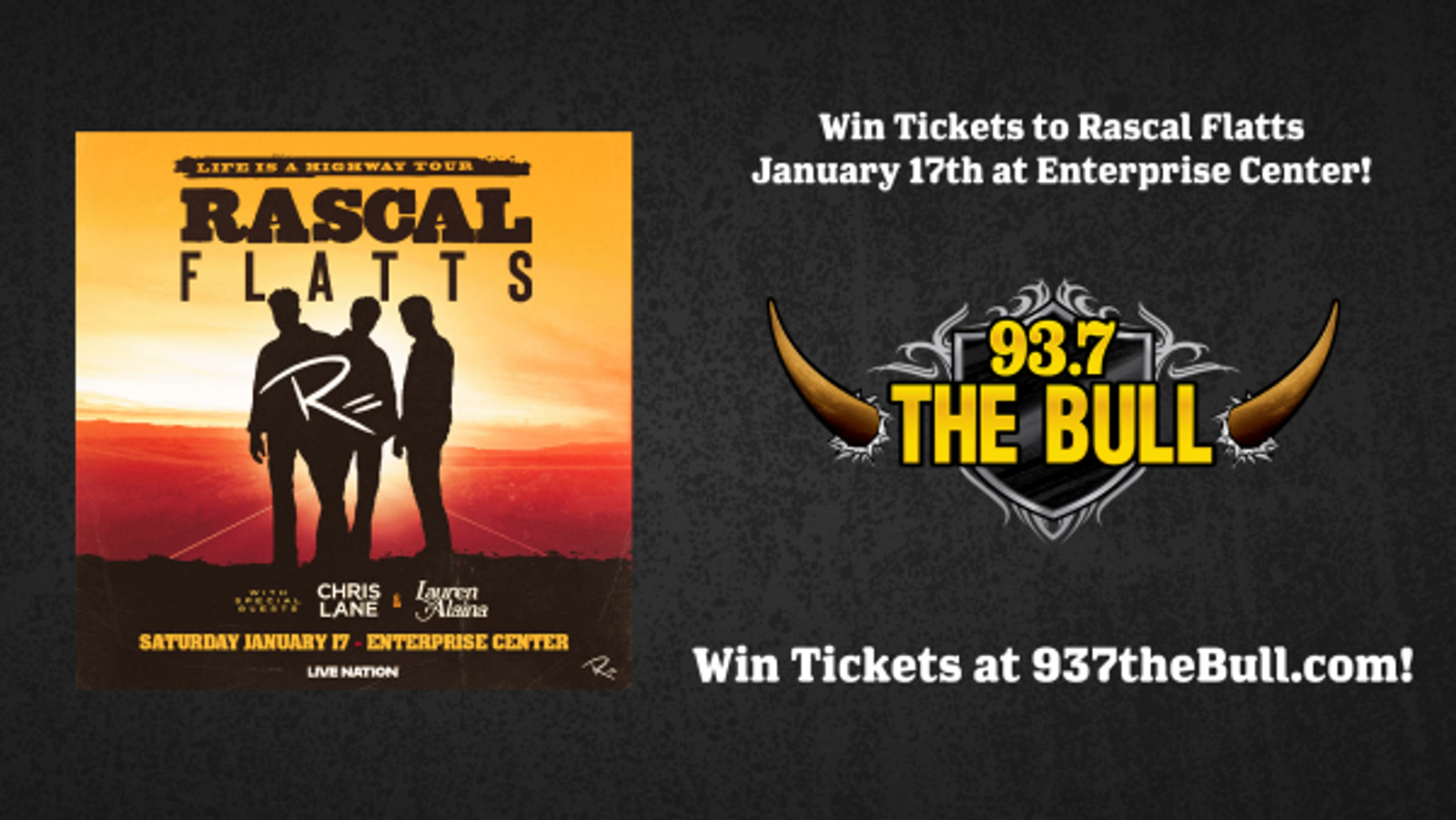 Win Tickets to Rascal Flatts January 17th at Enterprise Center!
