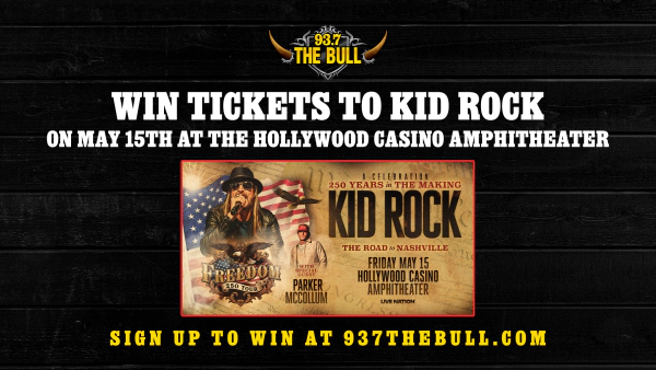 Win Tickets to Kid Rock on May 15th at the Hollywood Casino Amphitheater