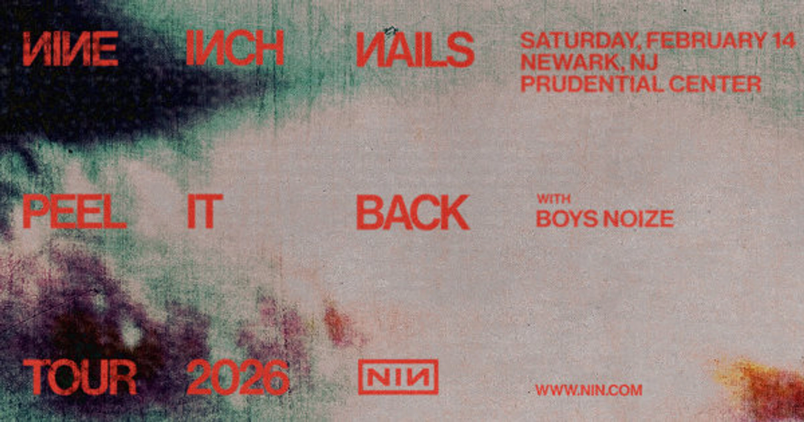 Get tix to see NINE INCH NAILS