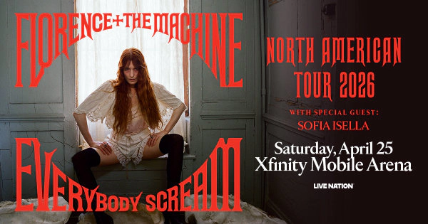 See FLORENCE AND THE MACHINE in Philly!