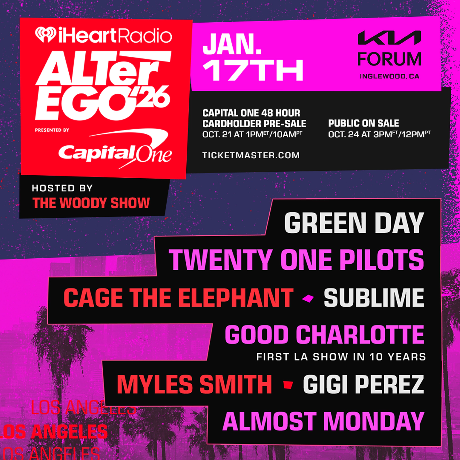 Listen for the ALTer EGO Artist of the Day - Win a Trip to iHeartRadio ALTer EGO 2026!
