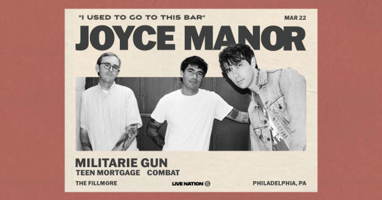 Win Tickets to see ALT 104.5 Presents Joyce Manor @ the Fillmore!