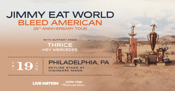 See JIMMY EAT WORLD in Philly!