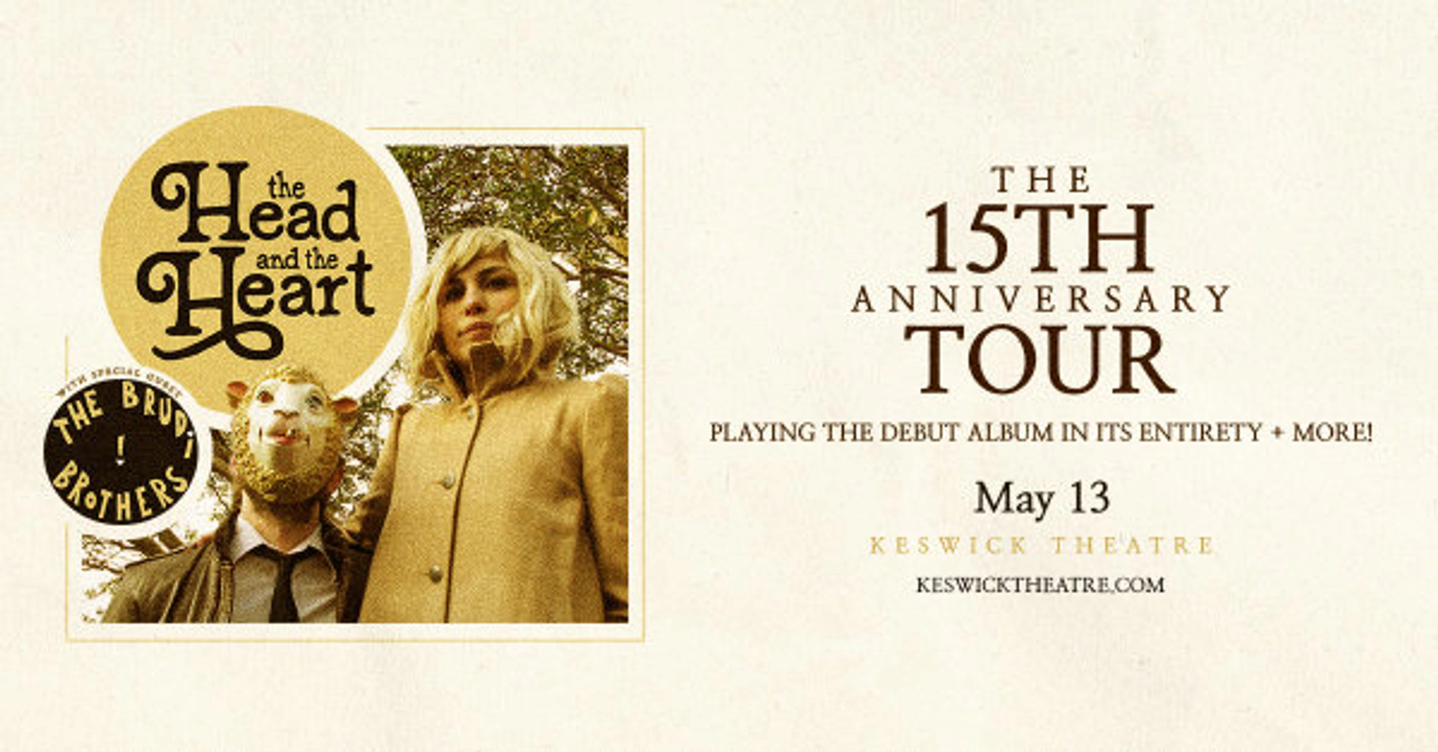 Win Tickets to see The Head and the Heart @ Keswick Theatre on May 13th!