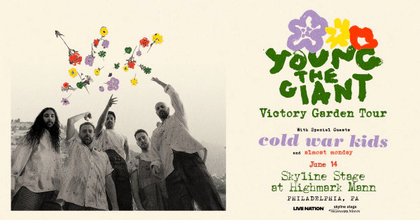 Win tix to see YOUNG THE GIANT, COLD WAR KIDS, AND ALMOST MONDAY!