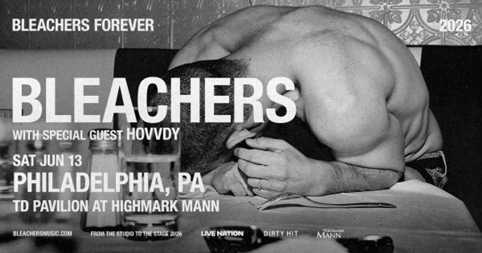 See BLEACHERS in Philly!