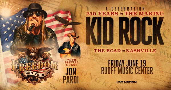 Kid Rock at Ruoff Music Center on June 19th!