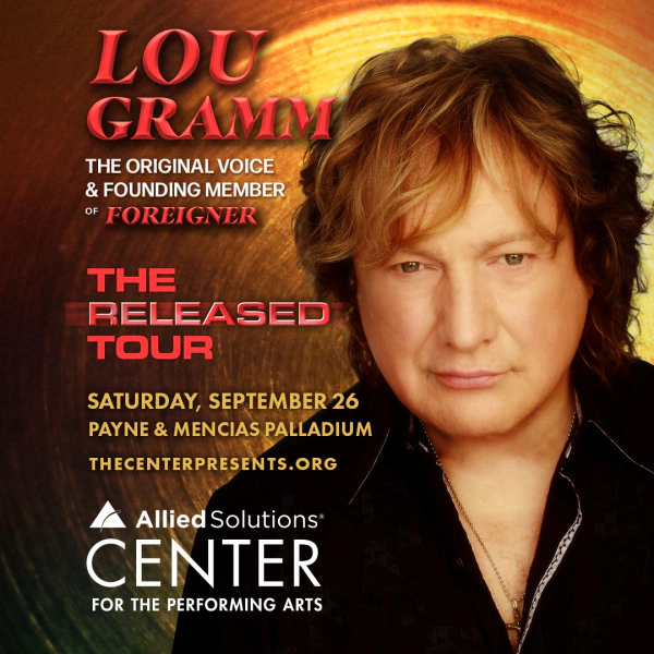 Lou Gramm @ The Palladium 9.26.26 Ticket Giveaway