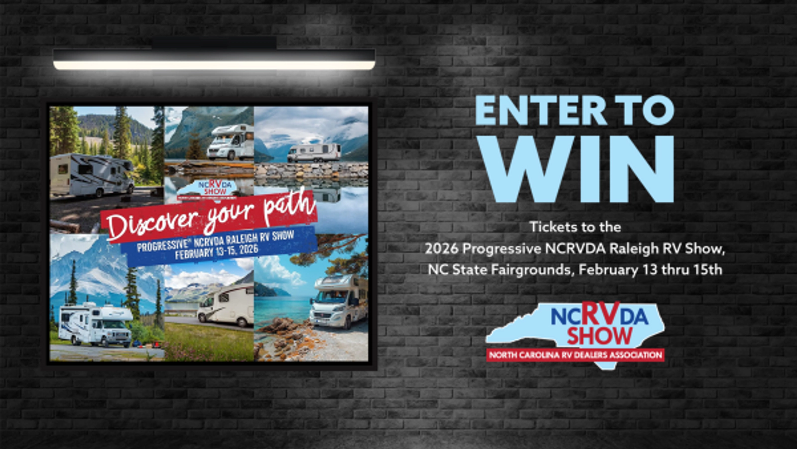 Win Tickets to the NCRVDA Show in Raleigh!