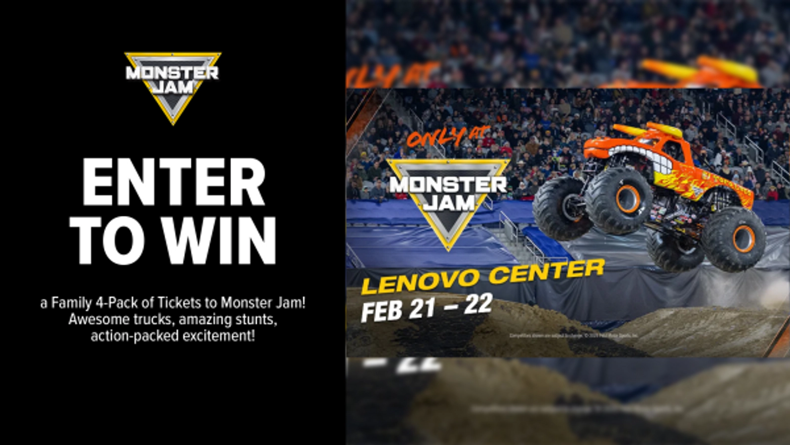 Monster Jam Family Pack Giveaway