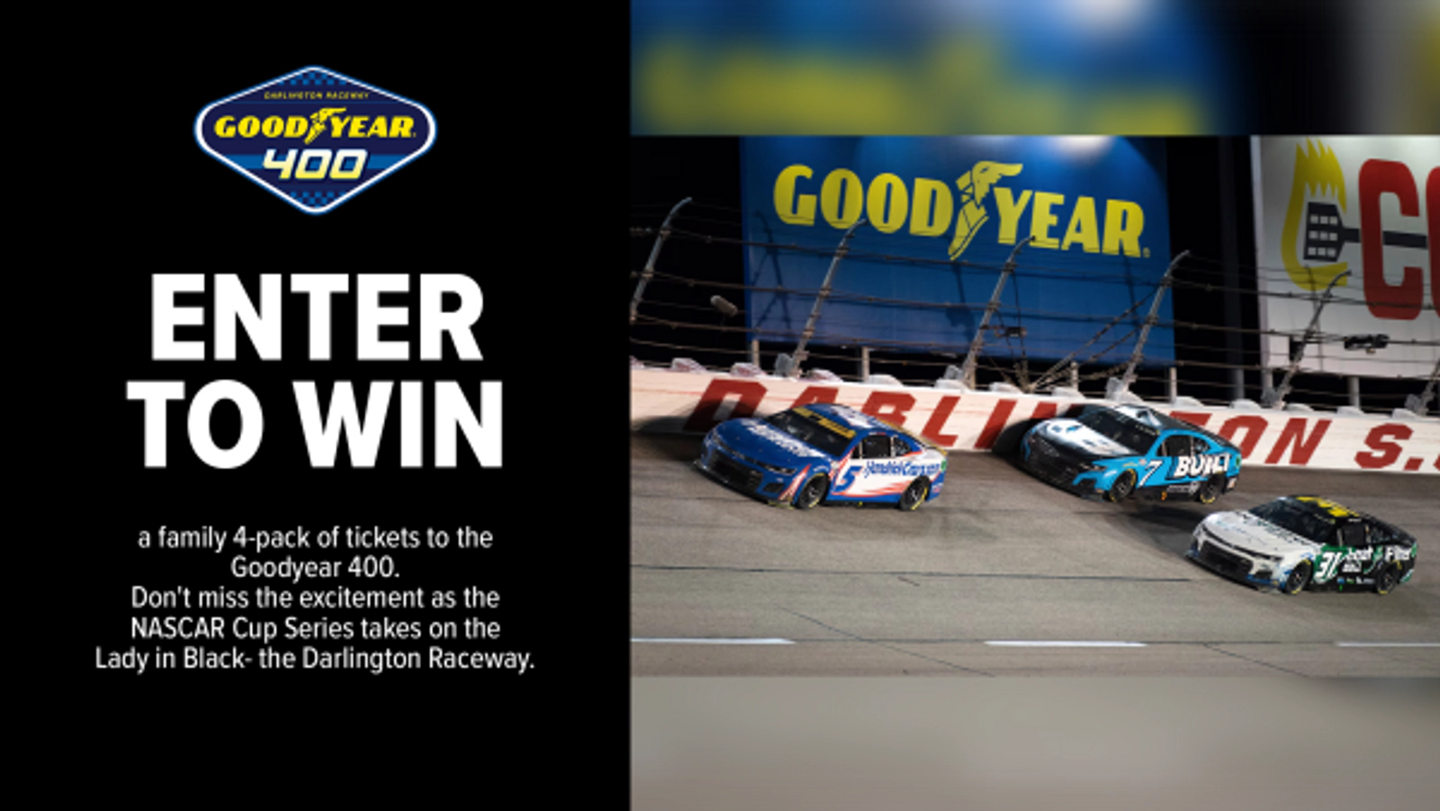 Darlington Goodyear 400 Ticket Giveaway