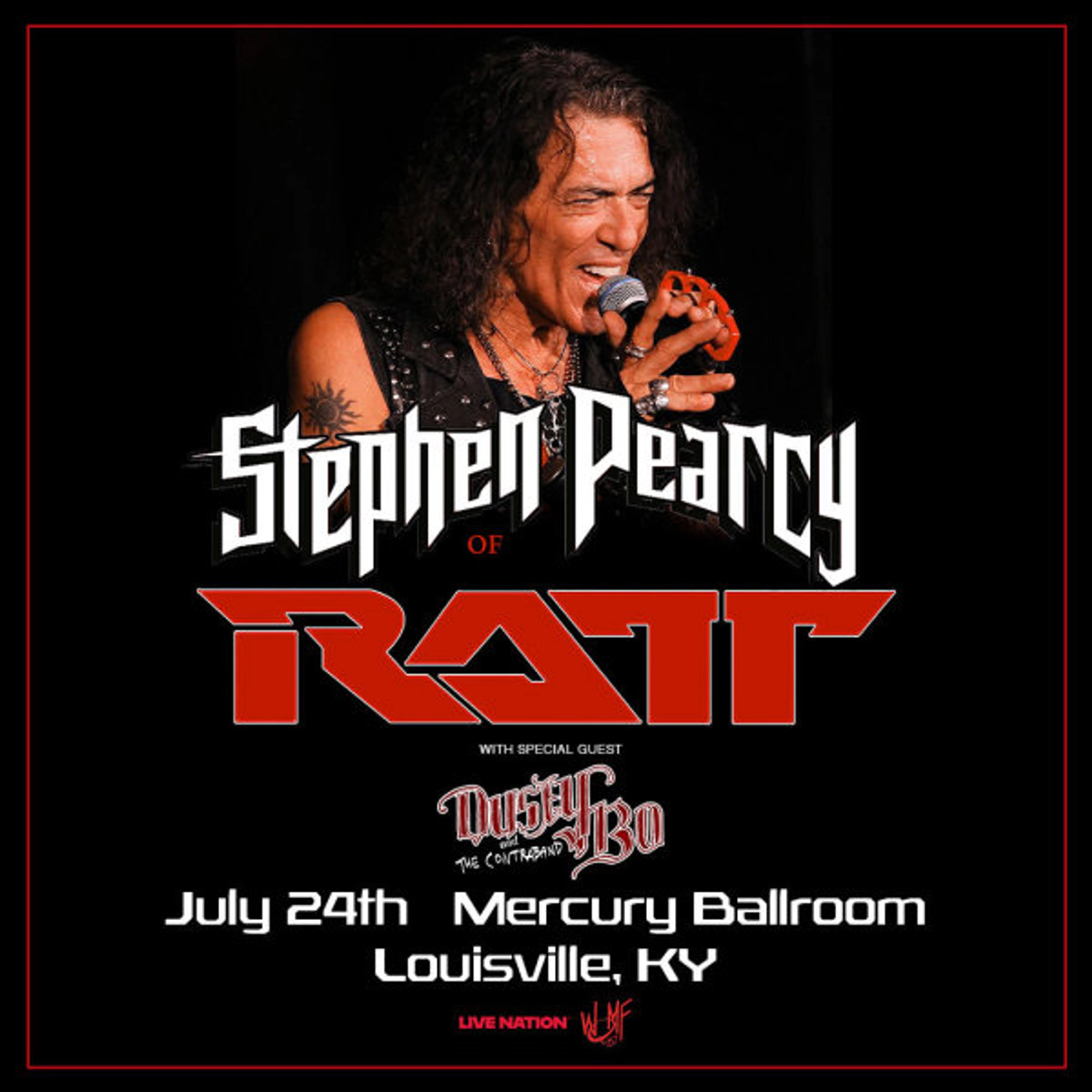 95.7 WQMF presents Stephen Pearcy at Mercury Ballroom on