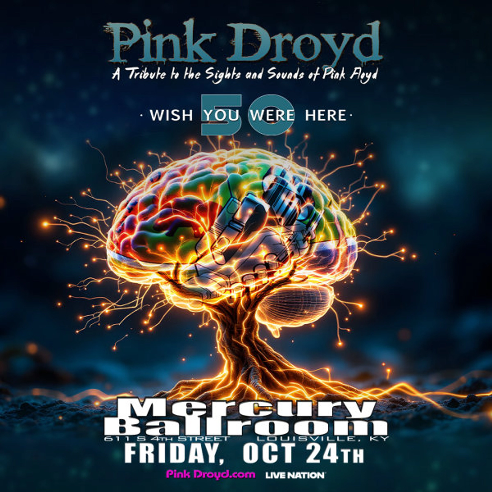 Pink Droyd at Mercury Ballroom on October 24, 2025