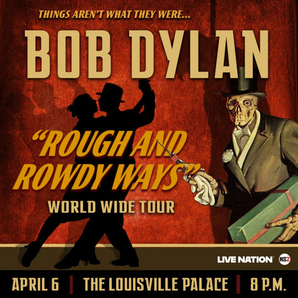Bob Dylan at Louisville Palace on April 6, 2026