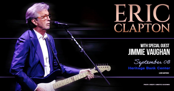 Eric Clapton @ Heritage Bank Center 9.8.26 Ticket Giveaway