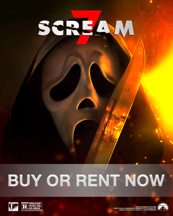 SCREAM 7  NOW ON DIGITAL!