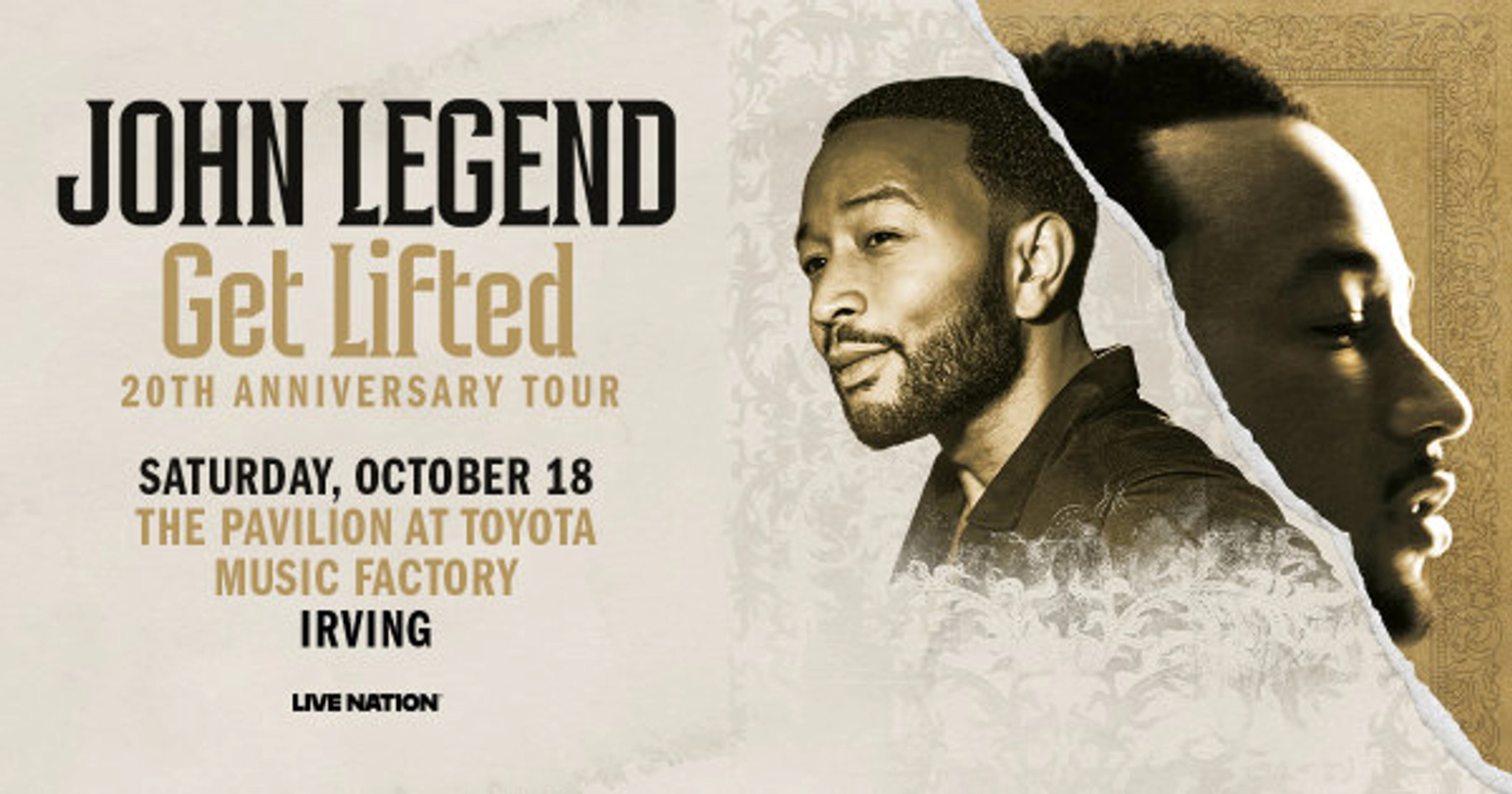 Enter to WIN tickets to the John Legend: Get Lifted – 20th Anniversary Tour (TEXAS SHOW)