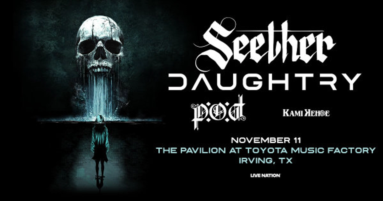 Enter to WIN tickets to see Seether & Daughtry LIVE at Toyota Music Factory (TEXAS DATE)