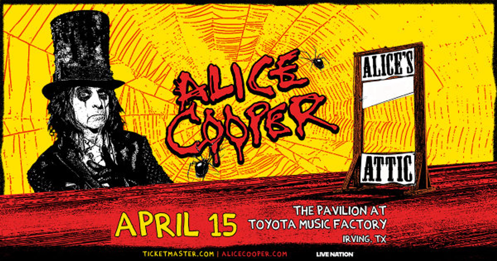 Enter to WIN tickets to Alice Cooper - Alice’s Attic Tour (TEXAS DATE)