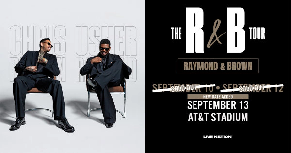 Enter to WIN tickets to The R&B Tour - Starring Usher Raymond & Chris Brown 2026 (TEXAS DATE)