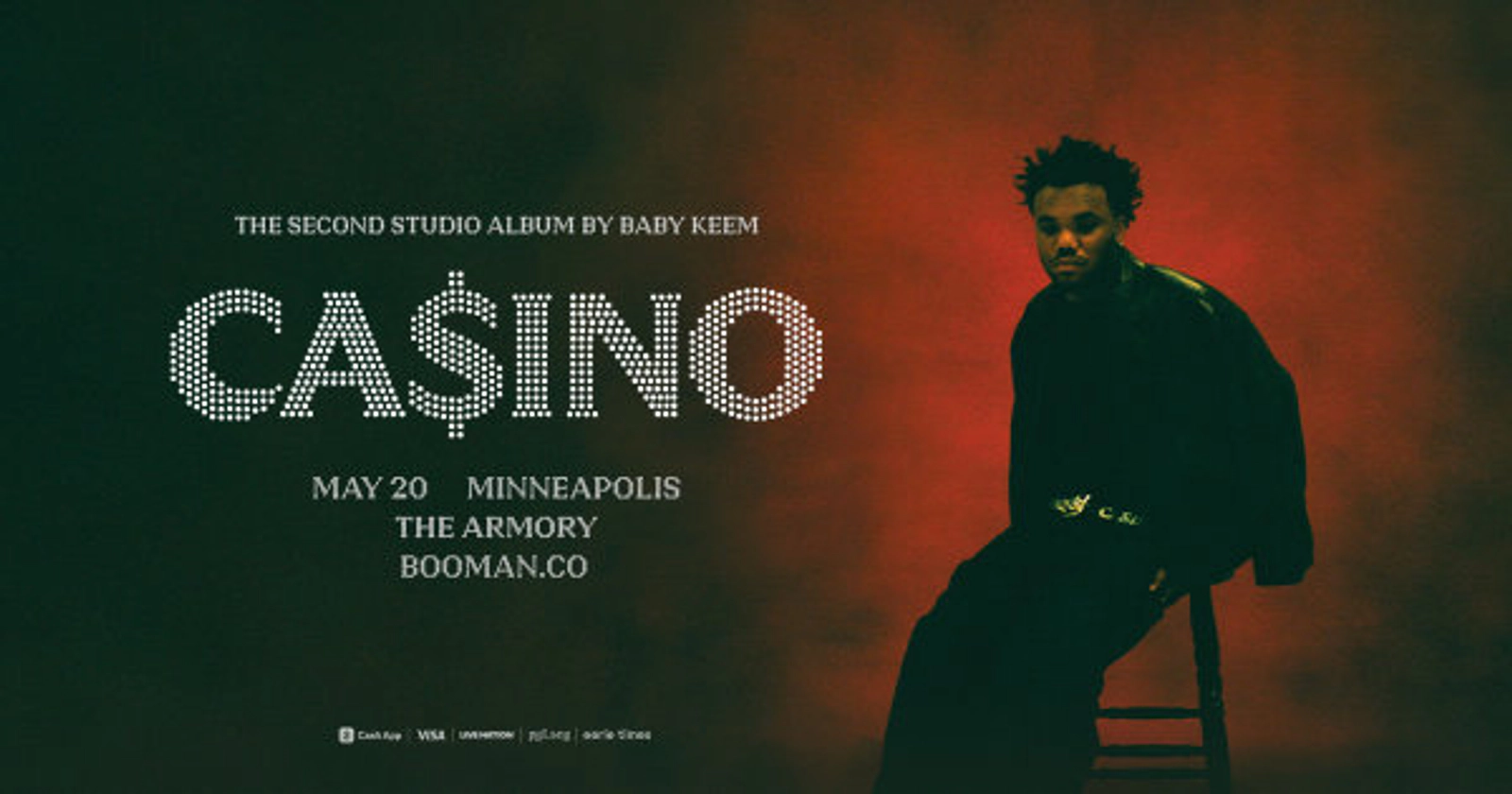 Win 2 tickets to see Baby Keem at The Armory on 5.20