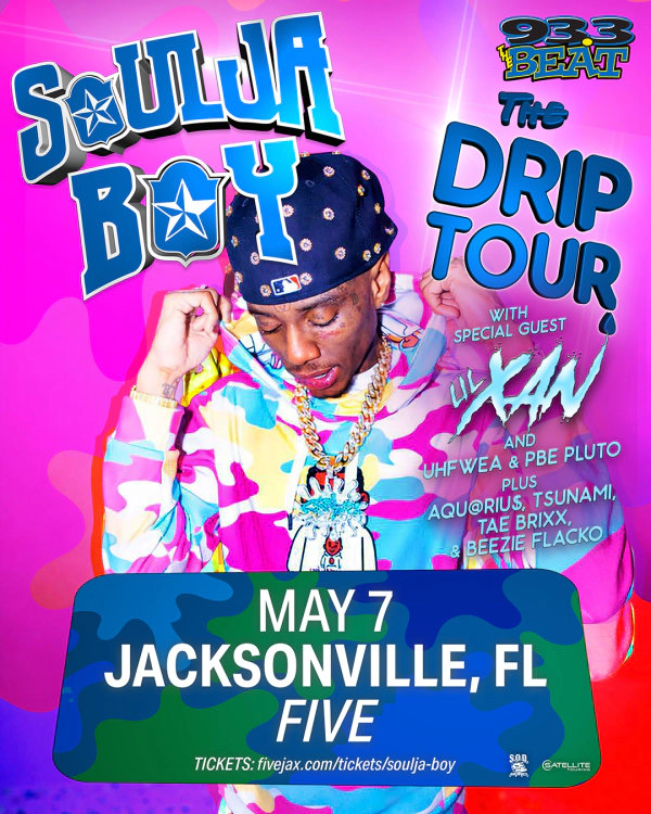 93.3 The Beat Presents Soulja Boy At FIVE